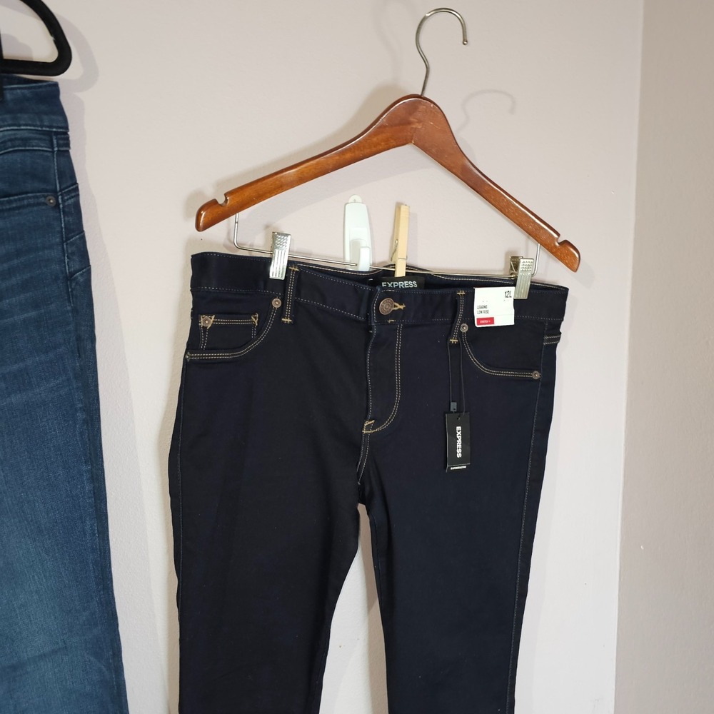 New Lot 3 Express Sz 12 L ong Tall Low Rise Legging / Mid Rise Leggging & Skinny - Picture 4 of 8